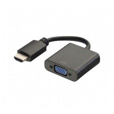 ADAPTADOR DE VIDEO EXTERNO VGA F x HDMI M PRETO ADP-002 PLUS CABLE